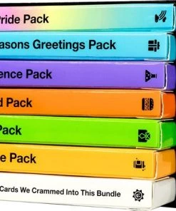 Cards Against Humanity Hidden Gems Bundle 6 Themed Packs + 10 All-new Cards