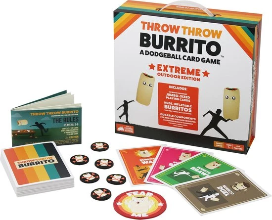 Exploding Kittens Throw Throw Burrito Extreme Outdoor Edition - Kaartspel 6 Exploding Kittens Throw Throw Burrito Extreme Outdoor Edition - Kaartspel - Afbeelding 4