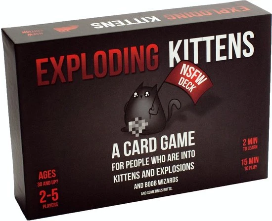 Exploding Kittens NSFW Edition - Engelstalig Kaartspel 3 Exploding Kittens NSFW Edition - Engelstalig Kaartspel