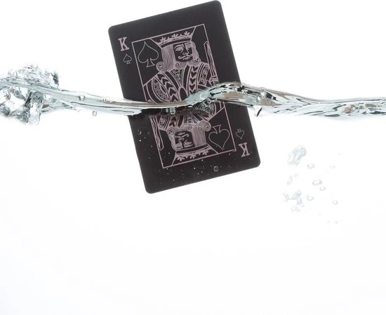 Merkloos Speelkaarten, Waterdicht, Flexibel, Pokerkaarten, Playing Cards, Zwart 5 Merkloos Speelkaarten, Waterdicht, Flexibel, Pokerkaarten, Playing Cards, Zwart - Afbeelding 3