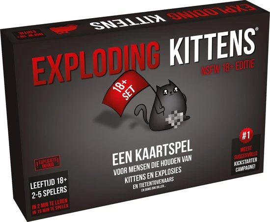 Exploding Kittens Bundel - Nederlandstalig 6 Exploding Kittens Bundel - Nederlandstalig - Afbeelding 4