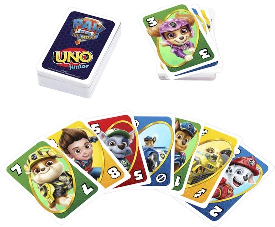 UNO Junior Paw Patrol - Mattel Games - Kaartspel - Kinderspel 4 UNO Junior Paw Patrol - Mattel Games - Kaartspel - Kinderspel - Afbeelding 2