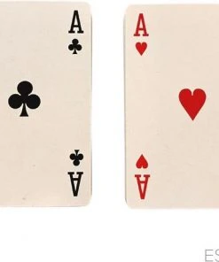 ESTARK Luxe Speelkaarten - 2 Sets - Plastic Coating - Poker Kaarten - Kaartspel - Spelkaarten - Spel Kaart - 2 X 56 - Gezelschapsspel - Spelen - Playing Cards - Cijfer In Alle 4 De Hoeken - 2 STUKS -LEERZAME SPELLEN Verkoopwinkel 550x461 6