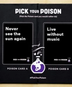 Dyce Games Pick Your Poison (Engelstalig) - Hét Dilemma Partyspel Voor Alle Leeftijden - "What Would You Rather Do " - Kaartspel -LEERZAME SPELLEN Verkoopwinkel 550x462 3