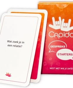 Capido Gespreksstarters - Dating Kaartspel - Relatiespel - Vragenspel Voor Een Openhartig Gesprek Met Je Date