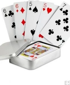 ESTARK Luxe Speelkaarten In Metal BOX - Plastic Coating - Poker Kaarten - Kaartspel - Spelkaarten - Spel Kaart - 56 Kaarten - Gezelschapsspel - Spelen - Playing Cards - In Blik 23 ESTARK Luxe Speelkaarten In Metal BOX - Plastic Coating - Poker Kaarten - Kaartspel - Spelkaarten - Spel Kaart - 56 Kaarten - Gezelschapsspel - Spelen - Playing Cards - In Blik -LEERZAME SPELLEN Verkoopwinkel 550x468 10