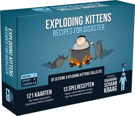Exploding Kittens Exploding Kitten Recipes For Disaster - Kaartspel (Nederlandstalig) 3 Exploding Kittens Exploding Kitten Recipes For Disaster - Kaartspel (Nederlandstalig)