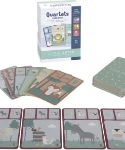 Little Dutch Spel Kwartet - Dieren -LEERZAME SPELLEN Verkoopwinkel 550x475