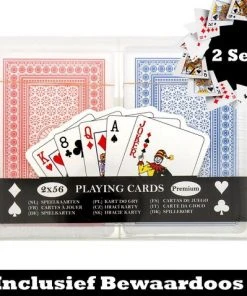 BEKAA Speelkaarten | 2 Stocks | Stokken |Spelkaarten | Kaarten | Kaartspellen | Toepen / Pokeren / Black Jack & Meer