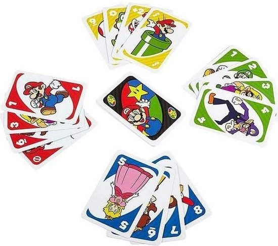 UNO Super Mario - Mattel Games - Kaartspel 8 UNO Super Mario - Mattel Games - Kaartspel - Afbeelding 6