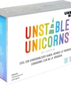 TeeTurtle Unstable Unicorns - Nederlandstalig Kaartspel -LEERZAME SPELLEN Verkoopwinkel 550x487