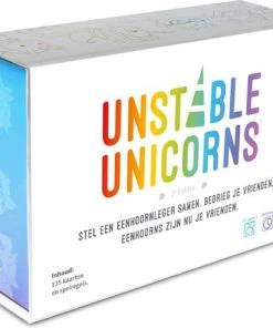 TeeTurtle Unstable Unicorns - Nederlandstalig Kaartspel -LEERZAME SPELLEN Verkoopwinkel 550x493 1
