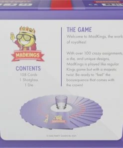Mad Party Games MadKings - Drankspel - Kingsen - Kings Cup - Party Game - Incl. Shotglas & Grote Dobbelsteen -LEERZAME SPELLEN Verkoopwinkel 550x494 10