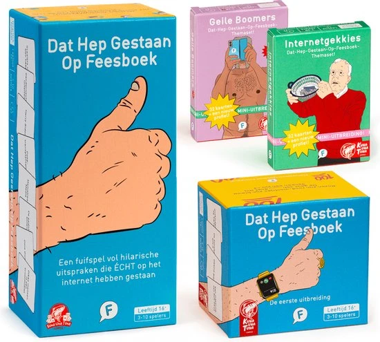 Kuna Una Tuna Games BASISSPEL + 3 UITBREIDINGEN | DAT HEP GESTAAN OP FEESBOEK - Kaartspel + ALLE UITBREIDINGEN 2 Kuna Una Tuna Games BASISSPEL + 3 UITBREIDINGEN | DAT HEP GESTAAN OP FEESBOEK - Kaartspel + ALLE UITBREIDINGEN