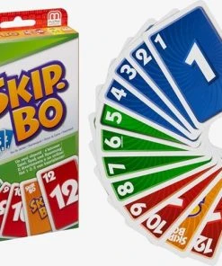 Skip-Bo - Mattel Games - Kaartspel -LEERZAME SPELLEN Verkoopwinkel 550x497