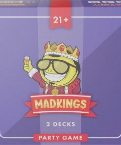 Mad Party Games MadKings - Drankspel - Kingsen - Kings Cup - Party Game - Incl. Shotglas & Grote Dobbelsteen