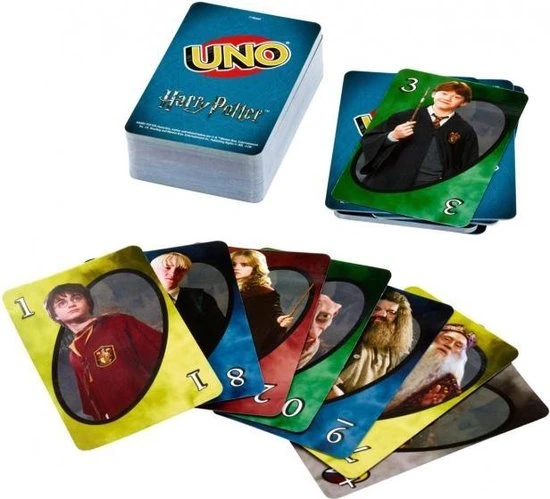 Mattel Games UNO Harry Potter - Kaartspel 6 Mattel Games UNO Harry Potter - Kaartspel - Afbeelding 4