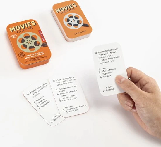 Kikkerland Movies Trivia - Pubquiz - 50 Vragen - Spel Voor Onderweg 5 Kikkerland Movies Trivia - Pubquiz - 50 Vragen - Spel Voor Onderweg - Afbeelding 3