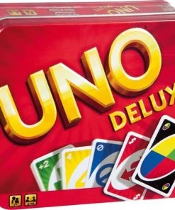 UNO Deluxe - Mattel Games - Kaartspel -LEERZAME SPELLEN Verkoopwinkel 550x507 1