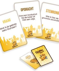KATERTJE KATEREN - Het Drankspel | Drankspellen - Partygame - Partyspel - Kaartspel - Officieel Spel -LEERZAME SPELLEN Verkoopwinkel 550x511 6