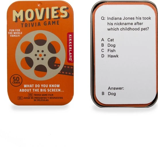 Kikkerland Movies Trivia - Pubquiz - 50 Vragen - Spel Voor Onderweg 6 Kikkerland Movies Trivia - Pubquiz - 50 Vragen - Spel Voor Onderweg - Afbeelding 4