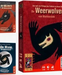 De Weerwolven Van Wakkerdam + De Karakters En Volle Maan - 999 Games
