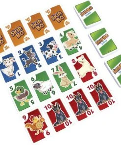 Skip-Bo Junior - Mattel Games - Kaartspel - Kinderspel -LEERZAME SPELLEN Verkoopwinkel 550x516 1