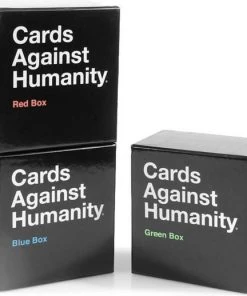 Cards Against Humanity - BLUE BOX + RED BOX + GREEN BOX - The Hottest 3 Expansion Boxes 3 IN 1