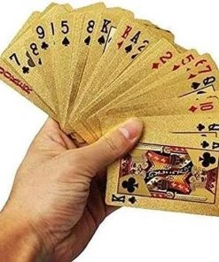 Opline Speelkaarten Waterdicht | Special Edition Pokerkaarten - Poker Kaartspel - Spel Kaarten | Goud -LEERZAME SPELLEN Verkoopwinkel 550x522 7