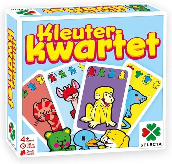 Selecta Spellen Spel - Kleuter Kwartet 7 Selecta Spellen Spel - Kleuter Kwartet - Afbeelding 5