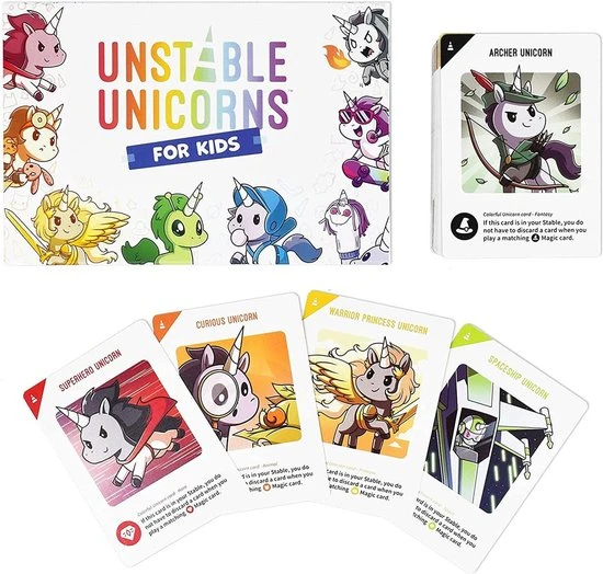 TeeTurtle Unstable Unicorns Kids Edition - Engelstalig 5 TeeTurtle Unstable Unicorns Kids Edition - Engelstalig - Afbeelding 3