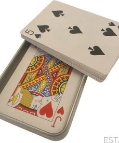 ESTARK Luxe Speelkaarten In Metal BOX - Plastic Coating - Poker Kaarten - Kaartspel - Spelkaarten - Spel Kaart - 56 Kaarten - Gezelschapsspel - Spelen - Playing Cards - In Blik 25 ESTARK Luxe Speelkaarten In Metal BOX - Plastic Coating - Poker Kaarten - Kaartspel - Spelkaarten - Spel Kaart - 56 Kaarten - Gezelschapsspel - Spelen - Playing Cards - In Blik -LEERZAME SPELLEN Verkoopwinkel 550x527 4