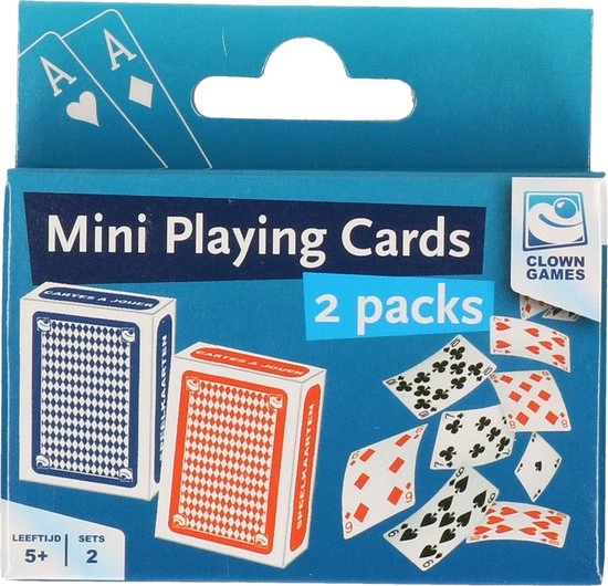 Clown Games Clown Mini Speelkaarten Set 2 4 Clown Games Clown Mini Speelkaarten Set 2 - Afbeelding 2