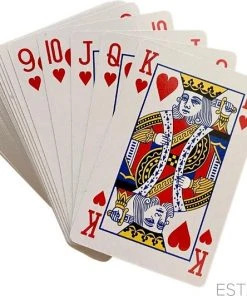 ESTARK Luxe Speelkaarten - 4 Sets - Plastic Coating - Poker Kaarten - Kaartspel - Spelkaarten - Spel Kaart - 4 X 56 - Gezelschapsspel - Spelen - Playing Cards - Cijfer In Alle 4 De Hoeken - 4 STUKS -LEERZAME SPELLEN Verkoopwinkel 550x532 11