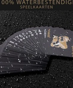 Qualux Speelkaarten | Kaarten | Luxe Pokerkaarten | Speelkaarten Waterdicht | Pokerkaarten | Kaartspel | Zwart | Goud -LEERZAME SPELLEN Verkoopwinkel 550x533 6