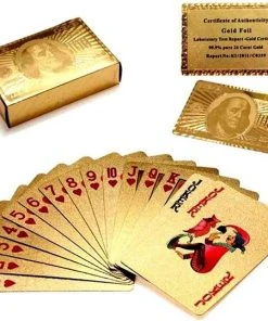 Opline Speelkaarten Waterdicht | Special Edition Pokerkaarten - Poker Kaartspel - Spel Kaarten | Goud -LEERZAME SPELLEN Verkoopwinkel 550x539 4