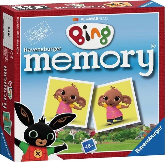 Ravensburger Bing Bunny Mini Memory 4 Ravensburger Bing Bunny Mini Memory - Afbeelding 2