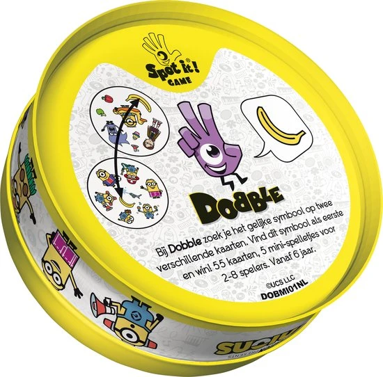 Zygomatic Board Game Studio Dobble Minions - Kaartspel 6 Zygomatic Board Game Studio Dobble Minions - Kaartspel - Afbeelding 4