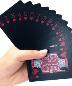 Fit Junkies Speelkaarten - Zwart En Rood - 56 Kaarten - Waterdicht - Kaarten - Kaartspel -LEERZAME SPELLEN Verkoopwinkel 550x544 6