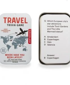 Kikkerland Travel Trivia - Pubquiz - 50 Vragen - Spel Voor Onderweg -LEERZAME SPELLEN Verkoopwinkel 550x544 9