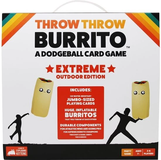 Exploding Kittens Throw Throw Burrito Extreme Outdoor Edition - Kaartspel 12 Exploding Kittens Throw Throw Burrito Extreme Outdoor Edition - Kaartspel - Afbeelding 10