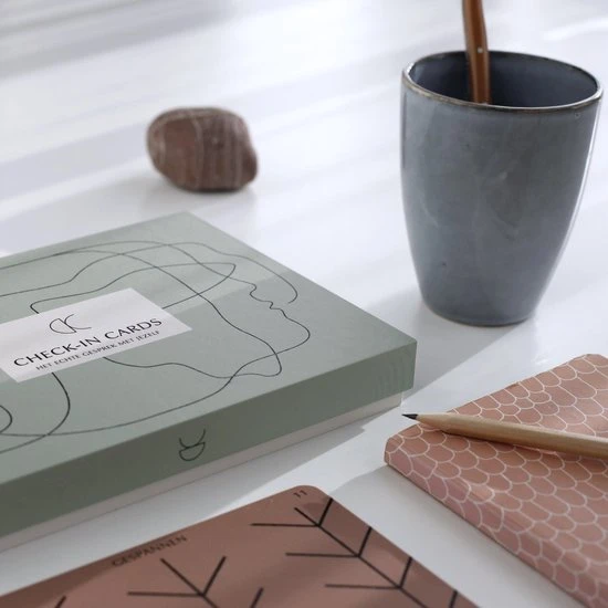Check-in Cards - Het Echte Gesprek Met Jezelf - Kaartenset - Carddeck 8 Check-in Cards - Het Echte Gesprek Met Jezelf - Kaartenset - Carddeck - Afbeelding 6