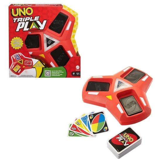 UNO Triple Play - Mattel Games - Kaartspel 14 UNO Triple Play - Mattel Games - Kaartspel - Afbeelding 12
