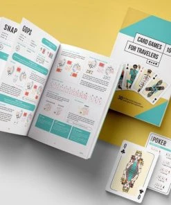 CardGames101 Card Games For Travelers - Engels Boek En Speelkaarten - Reisspellen - Kaartspellen - Reizigerseditie - Educatieve Spellen - Kaartspellen Voor Volwassenen -LEERZAME SPELLEN Verkoopwinkel 550x550 208