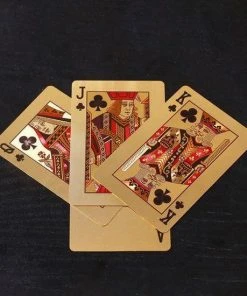Pippashop Luxe Gouden Speelkaarten / Poker Kaarten Waterdicht Geplastificeerd -LEERZAME SPELLEN Verkoopwinkel 550x550 232