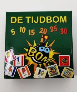 Merkloos De Tijdbom - Kaartspel - [Uitgeverij-IDEE] - [10 Minuten Spel] - [rekenspel] - [telspel] - [jokers] - [kort Spelletje] - [IDEE] - [tijdbom] - [ Kaartspel] -LEERZAME SPELLEN Verkoopwinkel 550x550 340