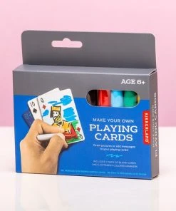 Kikkerland Maak Je Eigen Speelkaarten - Inclusief Kaarten En Stiften - Creatief - Knutselen -LEERZAME SPELLEN Verkoopwinkel 550x550 347