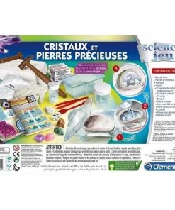 CLEMENTONI Science & Game - Kristallen En Edelstenen - Wetenschappelijk Spel 5 CLEMENTONI Science & Game - Kristallen En Edelstenen - Wetenschappelijk Spel -LEERZAME SPELLEN Verkoopwinkel 550x550 399