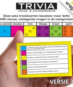 Playtime Trivia Vragen Aanvulset, Vraag En Antwoord - Versie Geel -LEERZAME SPELLEN Verkoopwinkel 550x550 72
