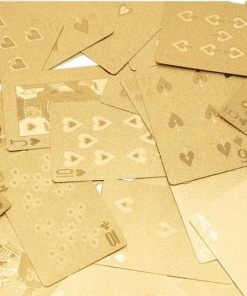REBL Luxe Gouden Speelkaarten / Poker Kaarten - Geplastificeerd -LEERZAME SPELLEN Verkoopwinkel 550x551 25